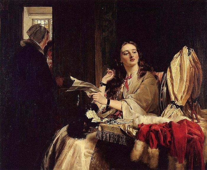 John callcott horsley,R.A. St. Valentine's Day